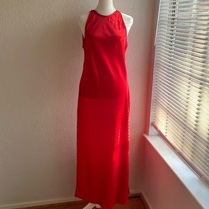 Red Dress with slit